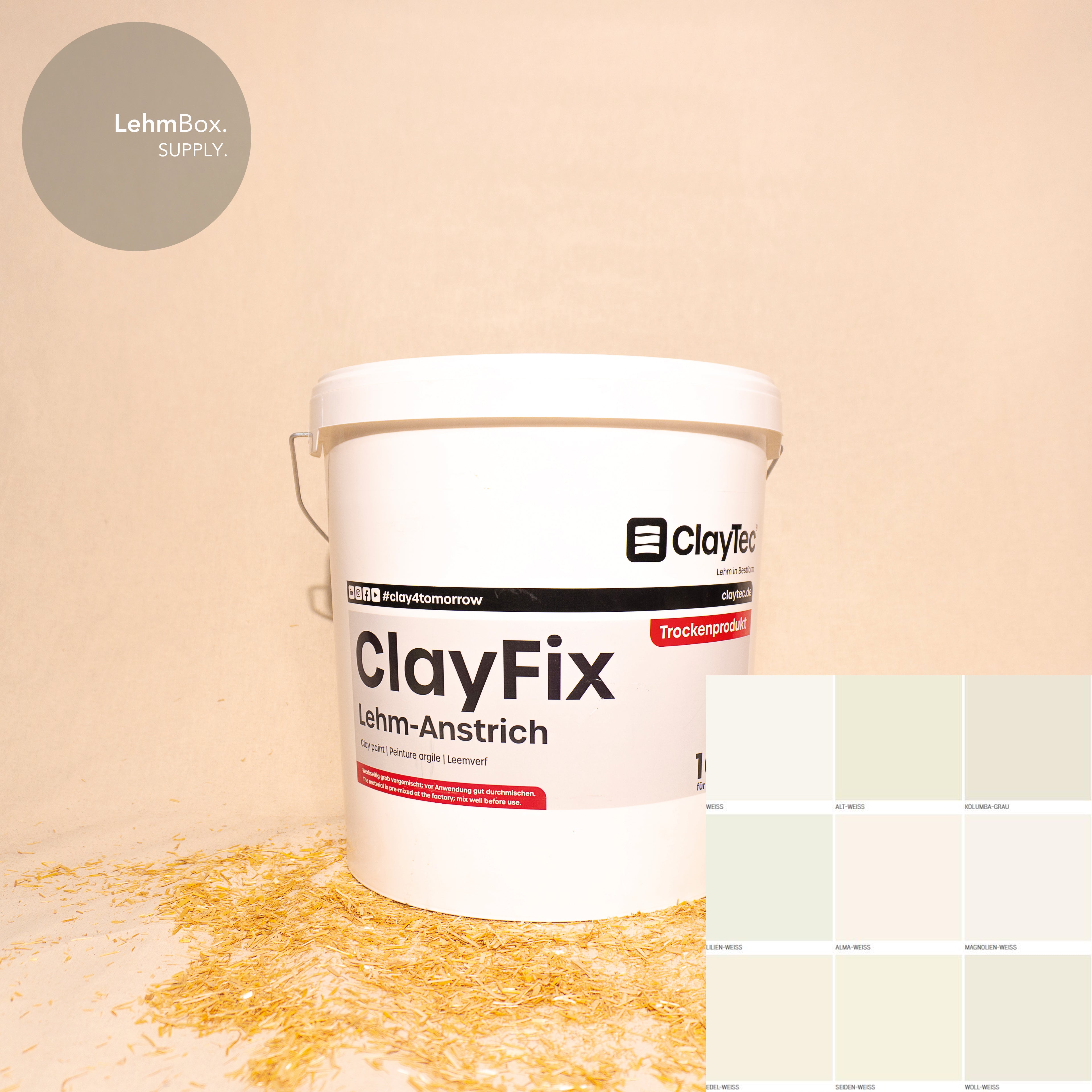 CLAYFIX - Lehm-Anstrich Classic 10 Kg