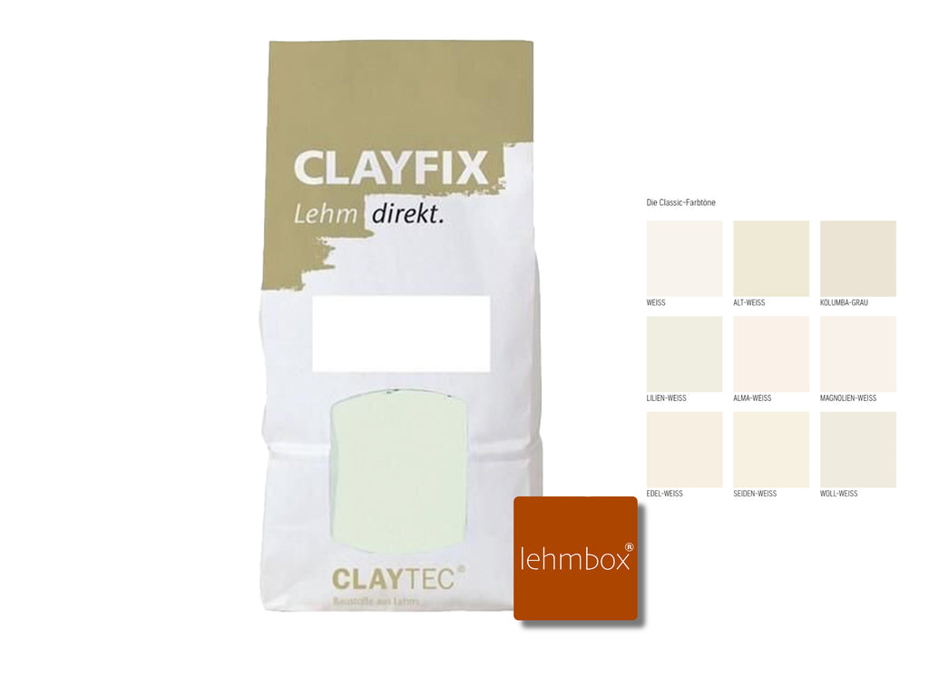 Lehmfarbe - CLAYFIX Lehm-Anstrich Classic 1,5 Kg