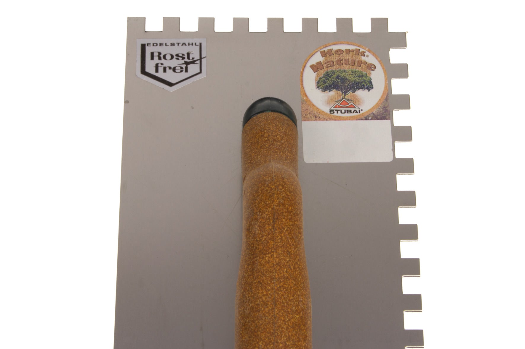 Stubai Profi-Aufziehglättekelle gezahnt mit Korkgriff