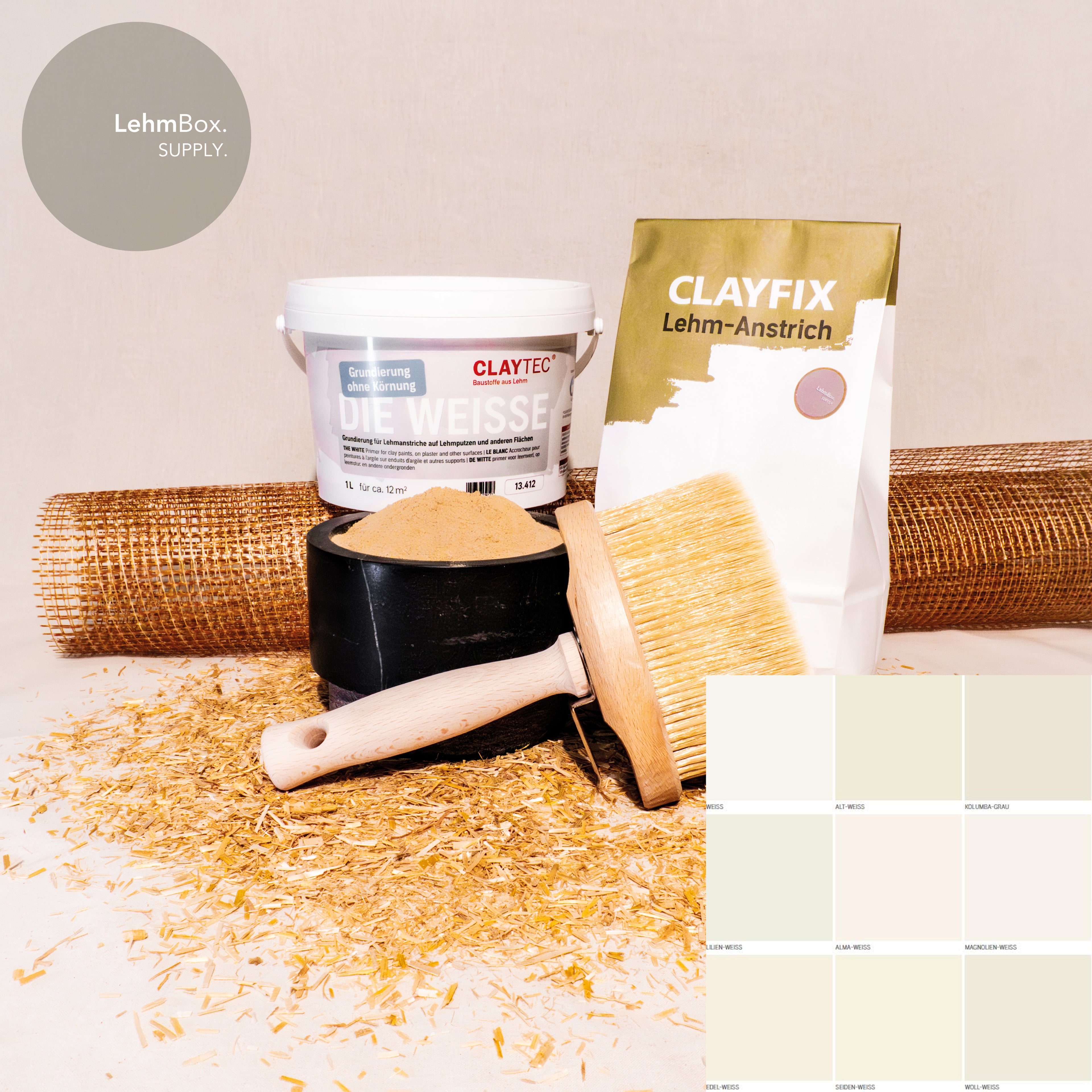 ErdRaum - Lehm-Anstrich-Set / Classic
